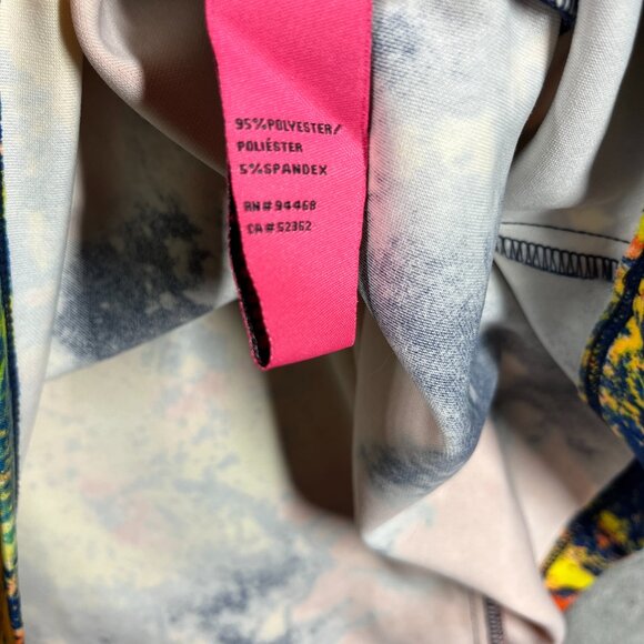 Betsey Johnson Skirt Women Medium Floral Pencil Stretch Elastic Waist Multicolor - Picture 7 of 9